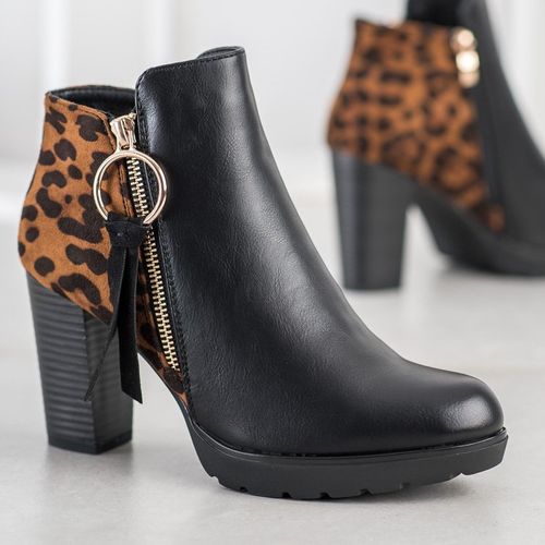 Ciepłe Botki Leopard Print r.38 na Arena.pl