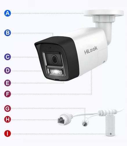 Kamera IP 8MPx IPC-B180HA-LUF/SL HiLook Hikvision 4K PoE zewnętrzna slot SD na Arena.pl