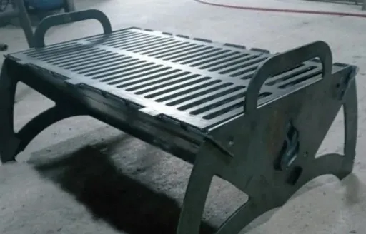 GRILL SKŁADANY, WĘGLOWY, TURYSTYCZNY zdjęcie 4