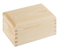 Pojemnik z pokrywa skrzynka CRUZ 15x9,5x8cm pojemność 1,1l sosna fra