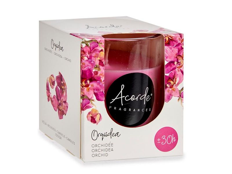 Świeca w szkle - Orchidea zdjęcie 3