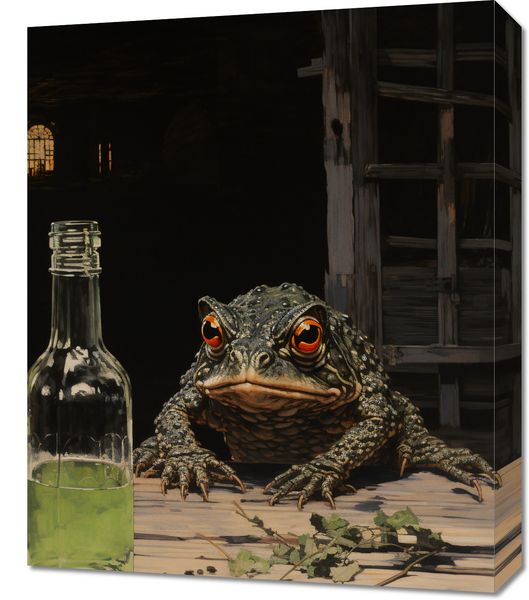 Obraz 50x60cm Oczekiwanie w Półmroku zdjęcie 1