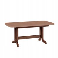 ŁAWA ŁAWOSTÓŁ STOLIK ROZKŁADANA OWAL KASZTAN