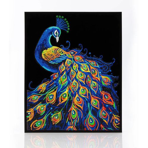 diamond dotz adults flocked neon peacock 3579 na Arena.pl