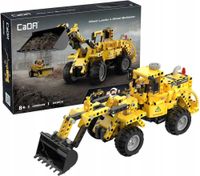 2 x Zestaw Ładowarka i Spychacz 2w1 - 693 elementy, realistyczny model CaDA