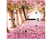 30X30CM ZEGAR ROMANTYCZNA ALEJKA OBRAZ DREWNO