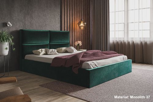 Łóżko Slim 6 tapicerowane 180x200 stelaż pojemnik na Arena.pl