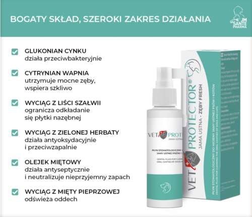 VET PROTECTOR JAMA USTNA - ZĘBY FRESH 100 ml na Arena.pl