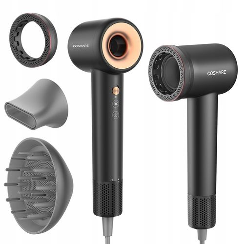 Mocna Suszarka do Włosów COSHARE EssenceRing SuperFlow1 PRO Jonizacja 1600W na Arena.pl