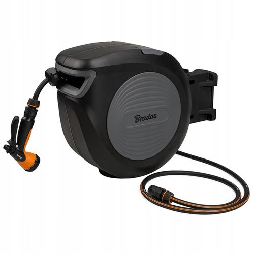 BĘBEN ZWIJACZ NA WĄŻ OGRODOWY AUTOMATYCZNY ZWIJACZ + 30M WĘŻA BLACK LINE na Arena.pl