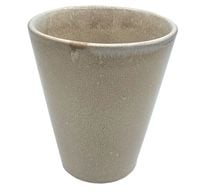 Kubek ceramiczny 200 ml beżowy ręcznie malowany