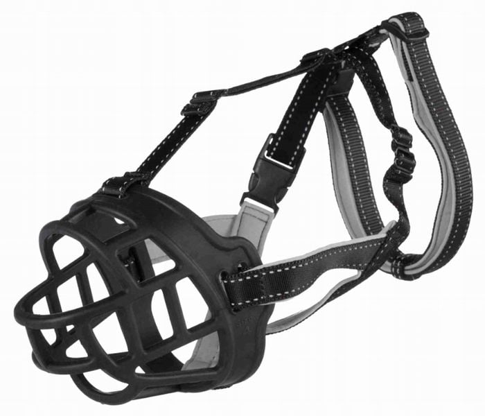 Kaganiec Muzzle Flex, silikonowy, L, czarny zdjęcie 1