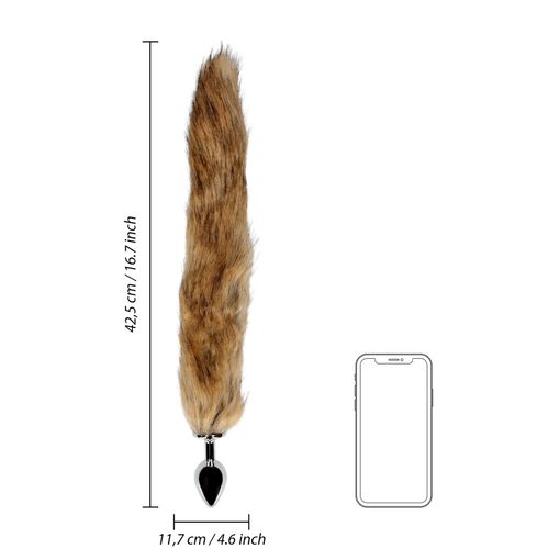 fox tail with metal butt plug na Arena.pl