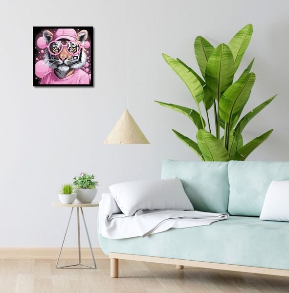 Plakat 40x40cm Ludzki Tygrys zdjęcie 4