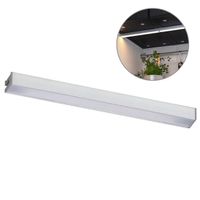 Listwa taśma oświetleniowa blatu kuchennego szafek Ściemniana 20 cm MITTLED srebrny