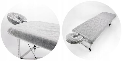 Stół Łóżko Masażu Składany Aluminiowy Przenośny 2-Segmentowy Leżanka na Arena.pl