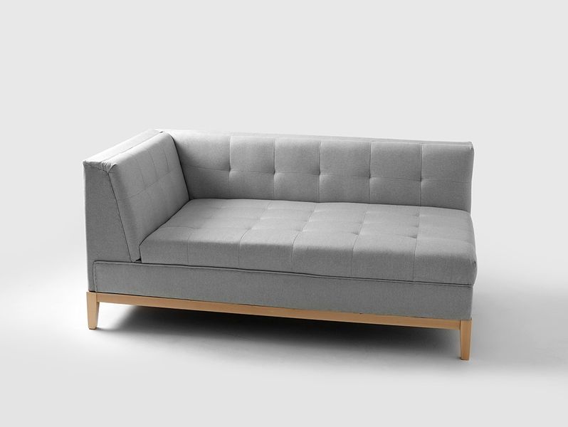 Moduł sofy by-TOM 156/85 BL - platyna, naturalny, sofa modułowa, moduł zdjęcie 2