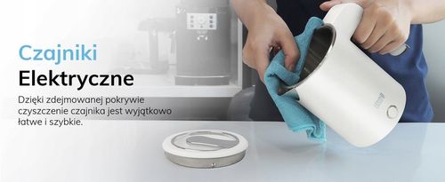 Czajnik elektryczny turystyczny mały 0,5L LEBENLANG stal nierdzewna na Arena.pl