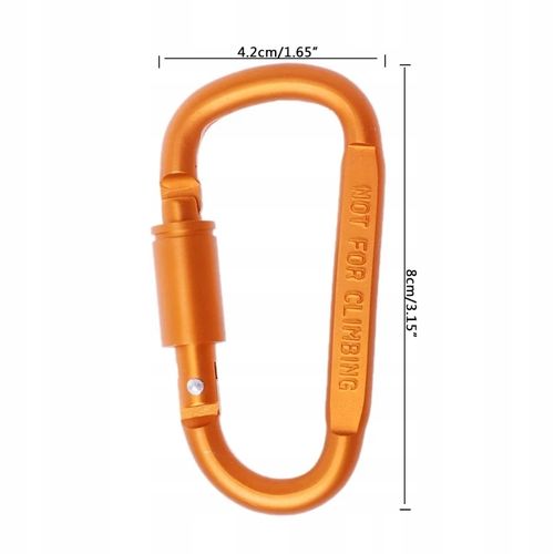 Karabińczyk karabinek montaż szekla osprzęt D-ring na Arena.pl