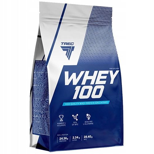 PYSZNE BIAŁKO WPC Trec Whey 100 700g PROTEINY NA MASĘ MIĘŚNIE DO TRENINGU na Arena.pl