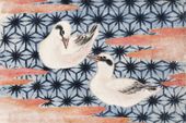 Plakat 91,5x61cm Birds 2, Hokusai Japoński Vintage do Salonu