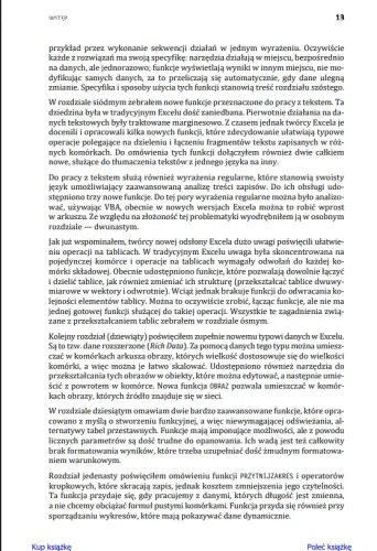 Zrozumieć Excela. Formuły dynamiczne i nowe funkcje w Microsoft 365 na Arena.pl