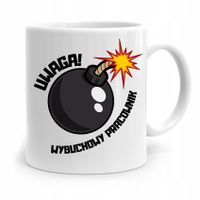 Dla Pracownika Robotnika Kubek Wybuchowy Pracownik Z Nadrukiem Ze Zdjęciem