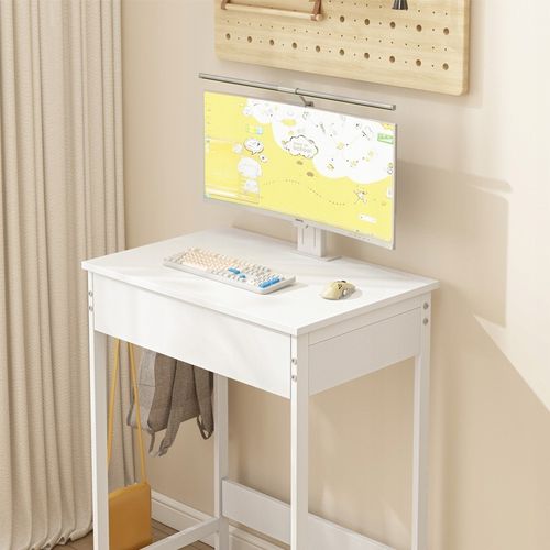 Biurko komputerowe białe małe dla dzieci stolik skandynawski loft 60cm na Arena.pl