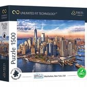 Puzzle 1500 elementów Manhattan puzzle Nowy Jork USA duża układanka