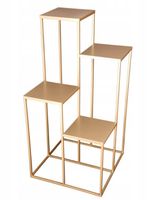 Nowoczesny Kwietnik Loft ZŁOTY SIMPLE 12 100/K-12-4K-100Z