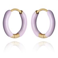 kolczyki ze stali szlachetnej pozłacanej kst3057