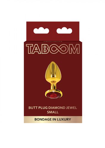 butt plug with diamond jewel s gold na Arena.pl