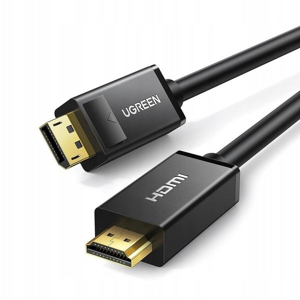 KABEL DISPLAYPORT - HDMI UGREEN DP101 4K 30HZ HDR 3D 3M zdjęcie 1