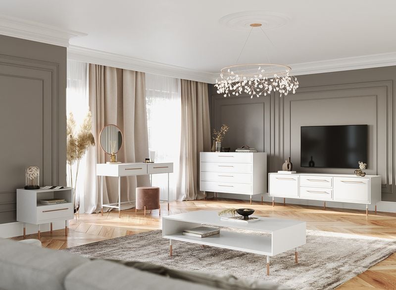 WITRYNA BIAŁA SOSNOWA 195x90 ROSA BIANCA zdjęcie 11