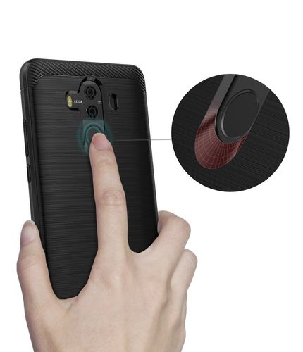 ETUI MATE 10 PRO RINGKE ONYX + 2X FOLIA RINGKE na Arena.pl