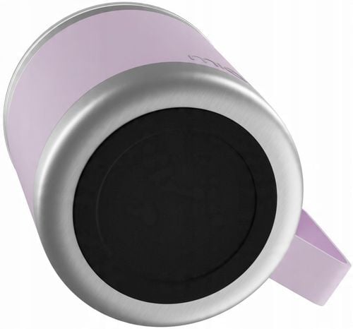 Kubek termiczny z uchwytem kempingowy z pokrywką Miowi 350 ml Różowy na Arena.pl