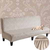 POKROWIEC NA WERSALKĘ SOFĘ WELUR 190-210 CM BEŻOWY