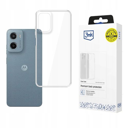 Silikonowe etui na Motorola Moto G05/E15 G4 - 3mk Clear Case na Arena.pl