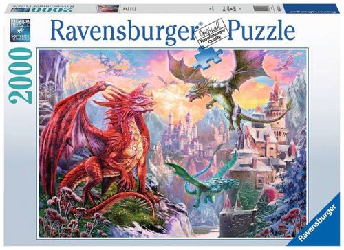 Puzzle 2000 Elementów Smoki na Arena.pl