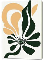 Obraz 70x100cm Kwiat Minimalistyczny , Wnętrza Styl Skandynawski, Boho