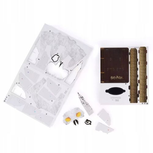 HARRY POTTER PUZZLE 3D FIGURKA MODEL HEDWIGA SOWA DO ZŁOŻENIA 4D BUILD na Arena.pl