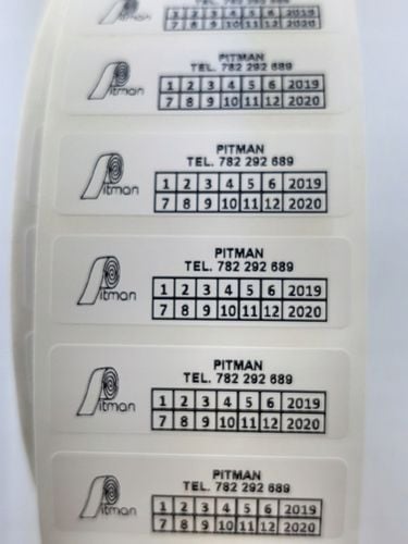 PLOMBA GWARANCYJNA KRUSZĄCA BIAŁA 40*12 mm 500 szt na Arena.pl