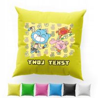 POSZEWKA Z NADRUKIEM BAWEŁNIANA 40x40CM - GUMNALL BAJKA DLA DZIECI