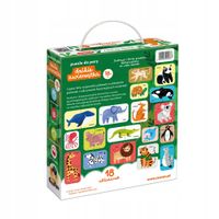 CzuCzu Puzzle Do Pary Dzikie Zwierzątka PUZZLE Dla DWULATKA UKŁADANKA Fajna