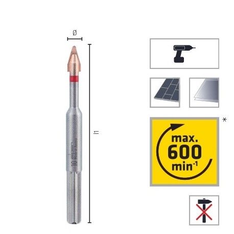 WIERTŁO DO PŁYTEK GRESU SZKŁA ALPEN C PROTECTOR 5 zdjęcie 2