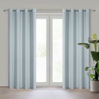 Zasłona zaciemniająca matowa na przelotkach RITA 140X250 platynowa