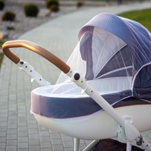 Moskitiera do wózka biała AKUKU na Arena.pl