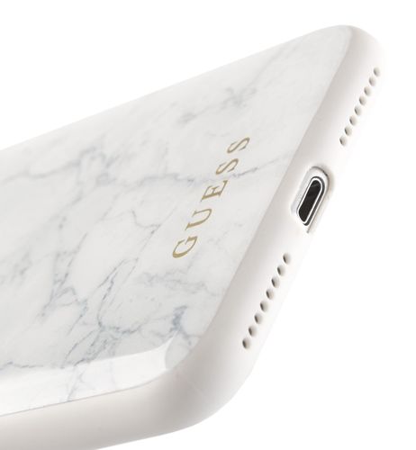 GUESS HARD CASE Apple iPhone 7/8 Plus - WHITE MARBLE na Arena.pl