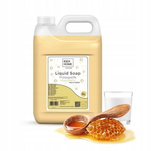 MYDŁO W PŁYNIE 5l FRAGANTE milk&honey KREMOWE mydło do dozowników MYDŁO 5l na Arena.pl