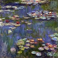 Reprodukcje obrazów Water Lilies_3 - Claude Monet Rozmiar - 40x40